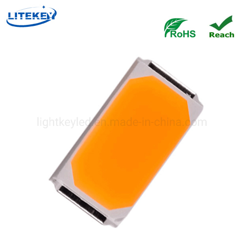 Custom 0.5W 1W 5730 SMD LED Orange 15-35lm RoHS Compliant