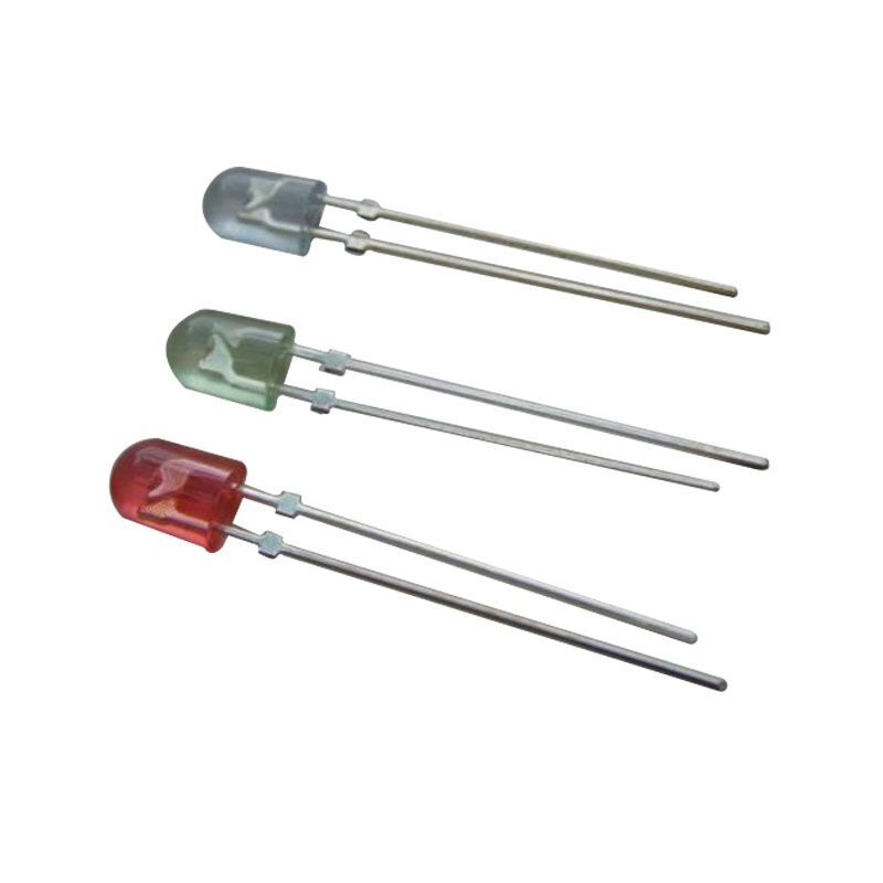 546 Yellow 588-595nm 0.06W DIP LED Round Oval Shape for Display Screen