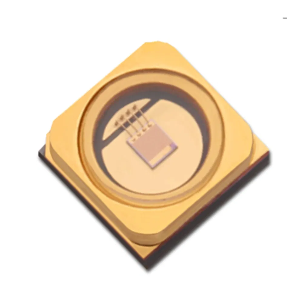 7070 Quartz Glass Encapsulated 370nm Nail Art UV Sterilization Lamp Mosquito Repellent Ultraviolet Light SMD LEDs Lamp Beads