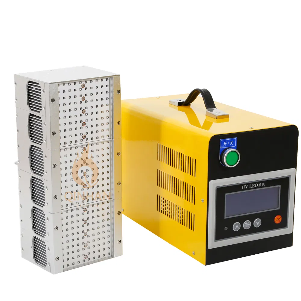 1200W Air-Cooled Portable UV LED Light Source UV Glue Curing Lamp Machine Ultraviolet Band 365/385/395/405nm UV LED