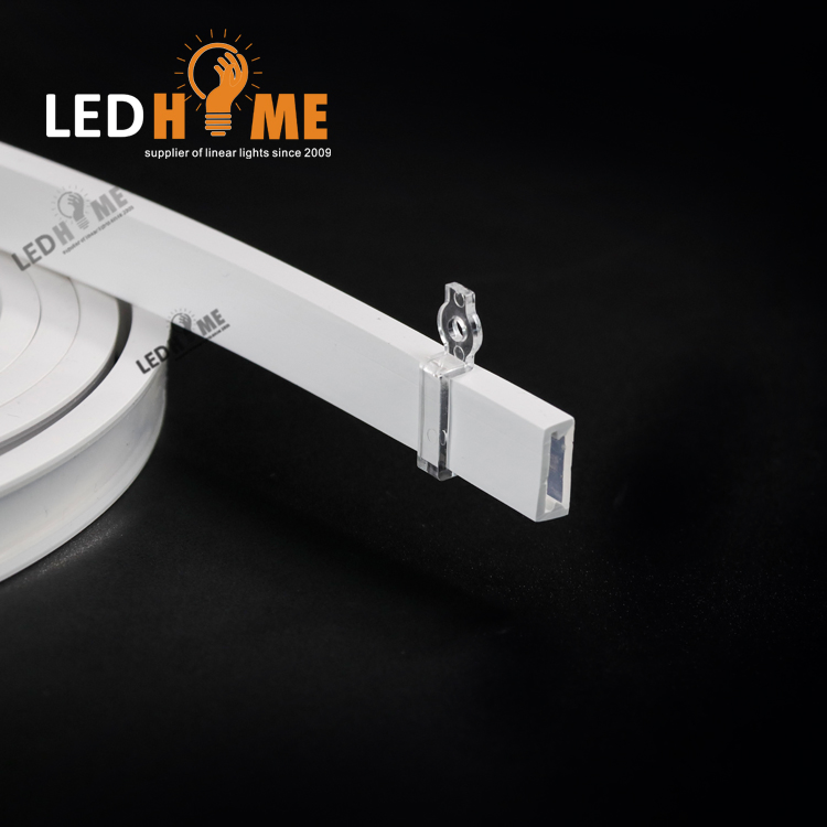 Side View LED Silicone Neon Flex Rope with Curved Top Food-Grade LED Neon Light