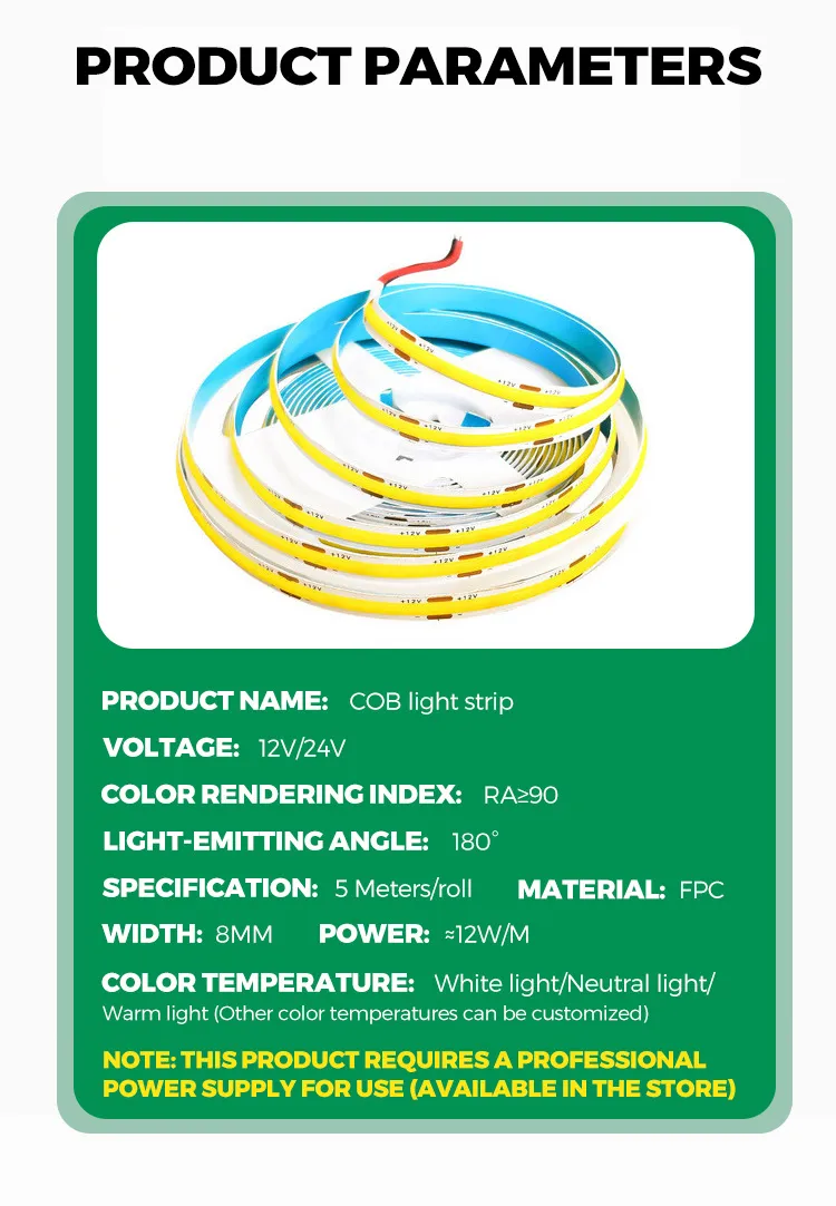 LED Strip Color Options