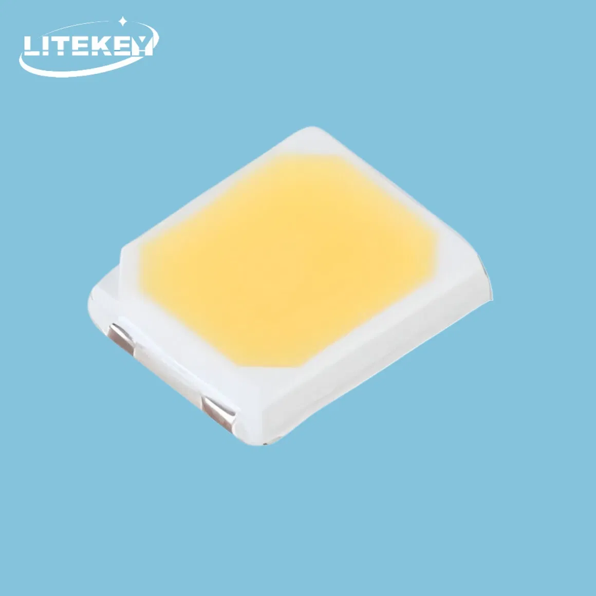 Custom 0.5W Warm White SMD LED 2835 CRI 95 3V 40-60lm with RoHS Compliant