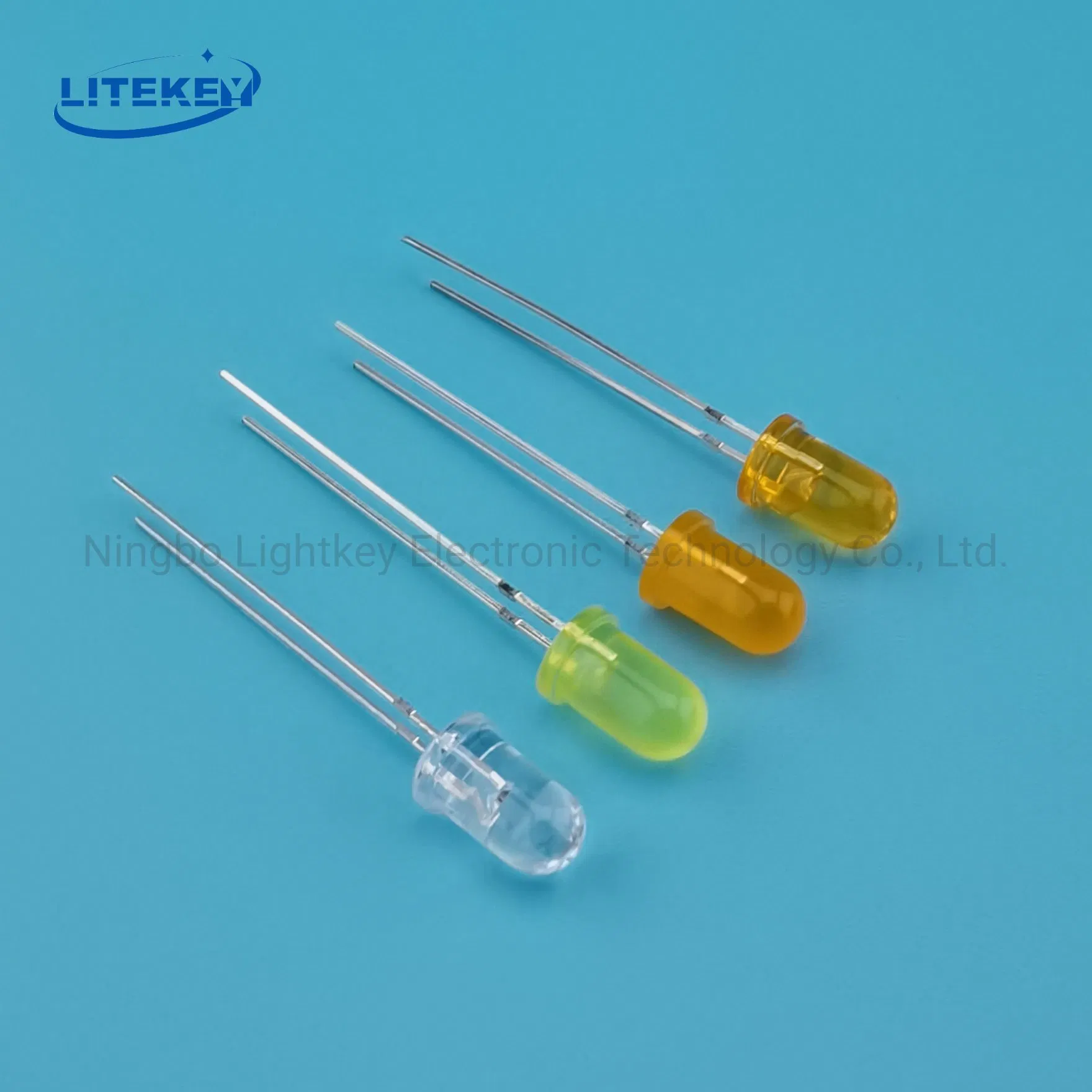 Through-Hole Lamp LED with Various Emitting Color