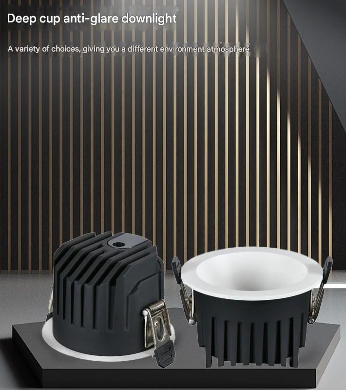 LED Downlight Recessed Ceiling Without Main Downlight 75 Hole Living Room Home Use