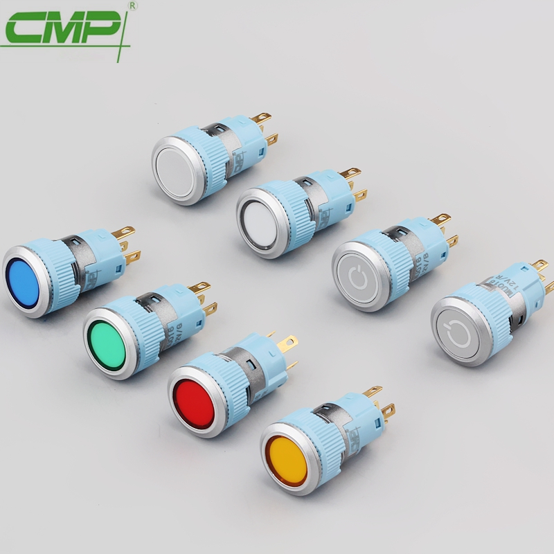 Signal Lamp 16mm Plastic Panel Indicator Light