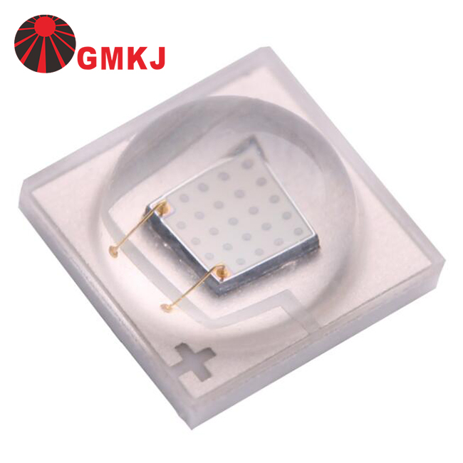 Gmkj Ultraviolet 5050 UV LED UVA UVB UVC 254nm 265nm 280nm 305nm 310nm 311nm 365nm 370nm 380nm 385nm 390nm 405nm 410nm 430nm 4in1 5050 SMD LED Diode Beads Specs