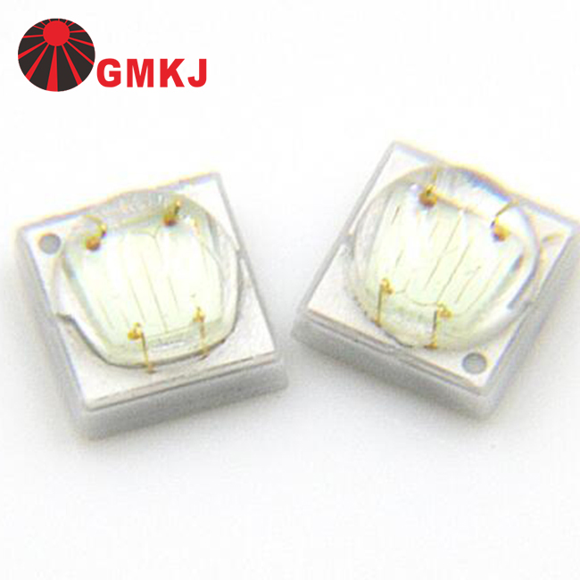 Gmkj Ultraviolet 5050 UV LED UVA UVB UVC 254nm 265nm 280nm 305nm 310nm 311nm 365nm 370nm 380nm 385nm 390nm 405nm 410nm 430nm 4in1 5050 SMD LED Diode Beads Specs