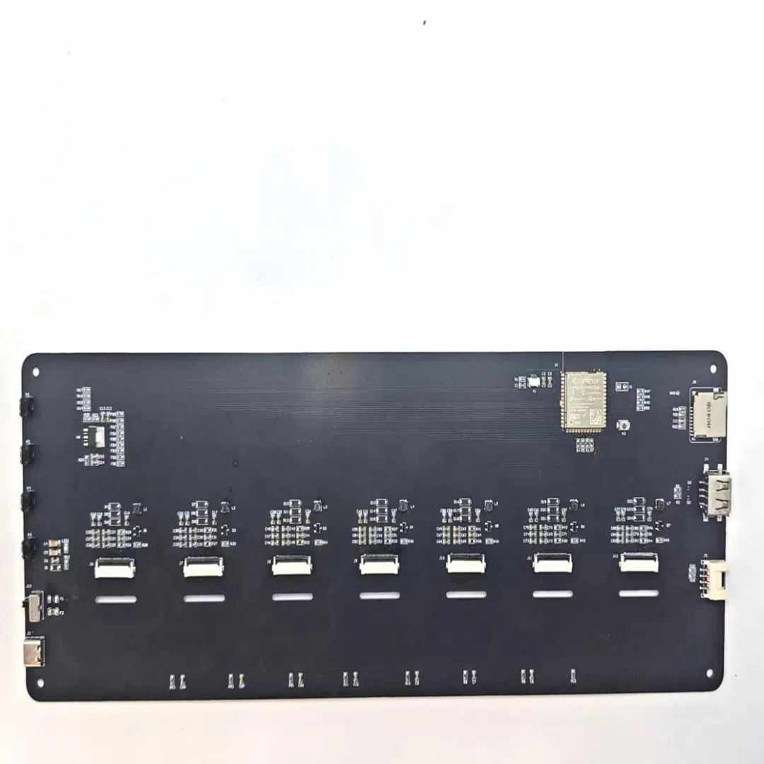 7X2.66 Inch E-Ink Desktop Information Unit with Stm32, Real-Time Crypto/Forex Tickers &amp; Digital Clock for Office &amp; Trading Desks Early Warning