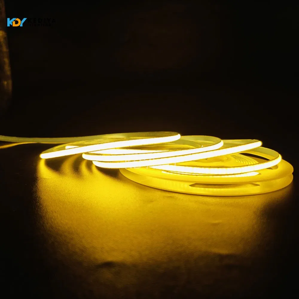 400 LED Flexible COB Strip Light in Bright Orange for Versatile Use