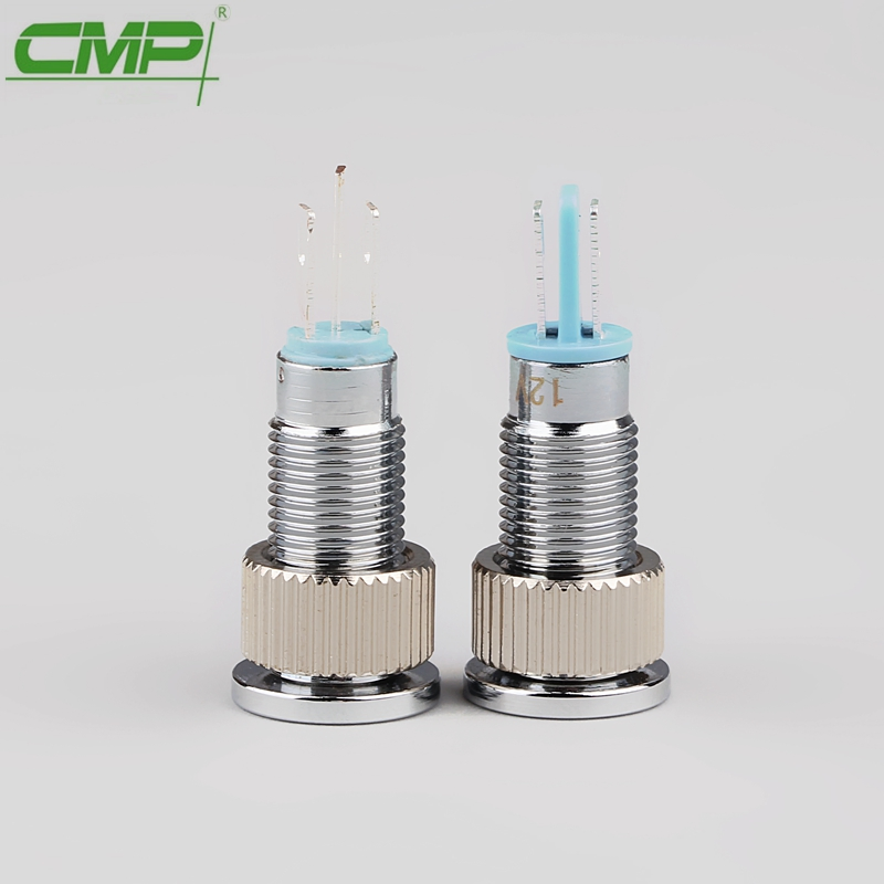 Red Panel Mount Indicators 3V, 6V, 12V, , 24V, 110V, 220V