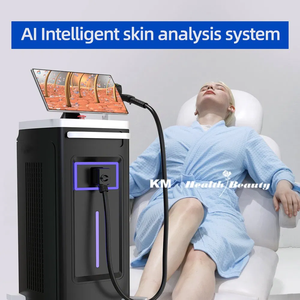Hottest 200 Millions Diode Hair Removal Lasering 3 Wavelength 808nm Diodenlaser Epilator Machine Vertical 3 Wave Laser Hair Removal Machine 2 Handle Machine