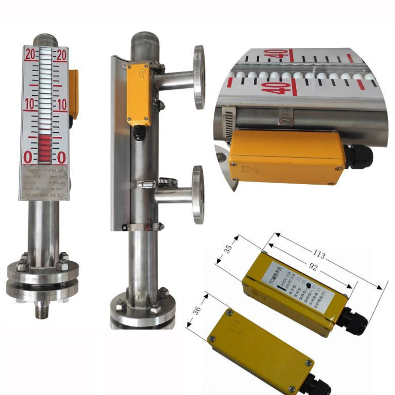 Magnetic Level Gauge and Indicator Bi Color Magnetic Level Indicator