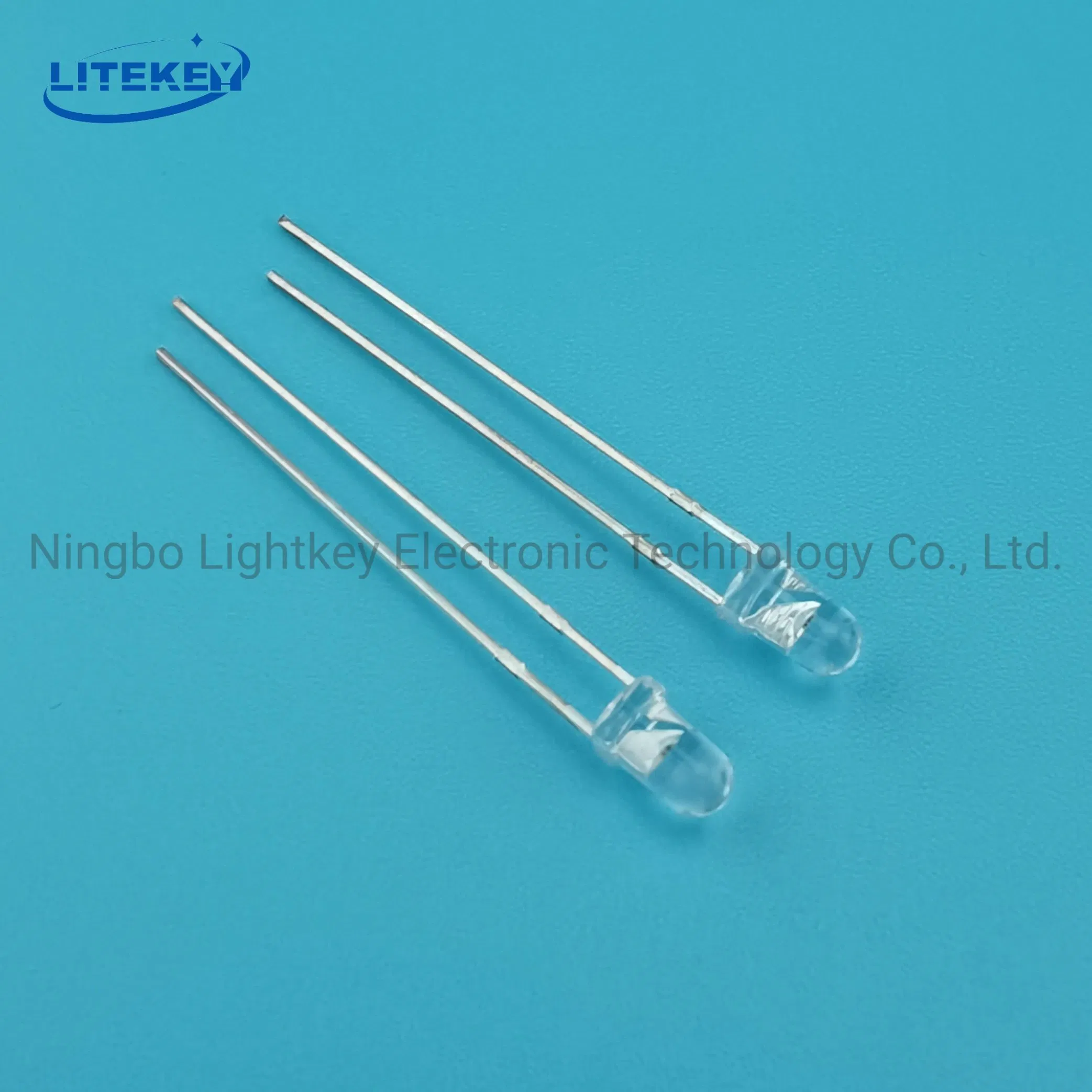 High Quality 3mm UV LED Lamp Through-Hole UV LED Lamp 365nm 380nm 395nm 415nm