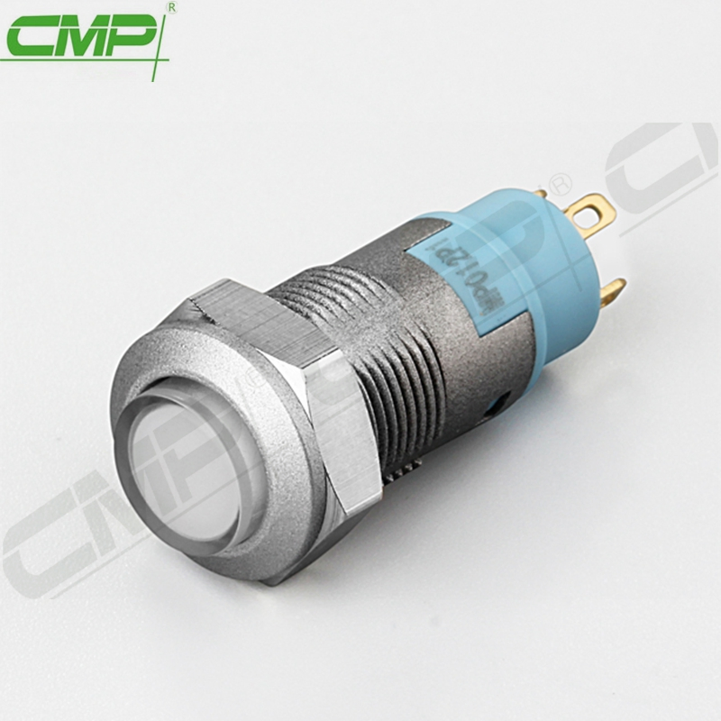 12mm Signal Lamp 12V 24V Plastic Indicator Light