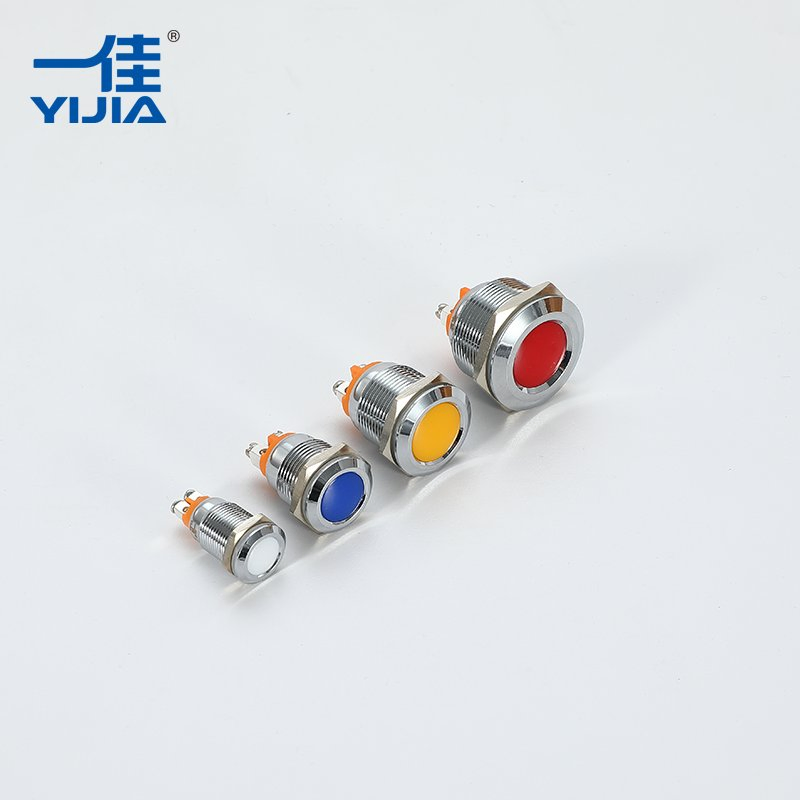19mm Multi-Color 120V Indicator Light Bi-Color LED DC