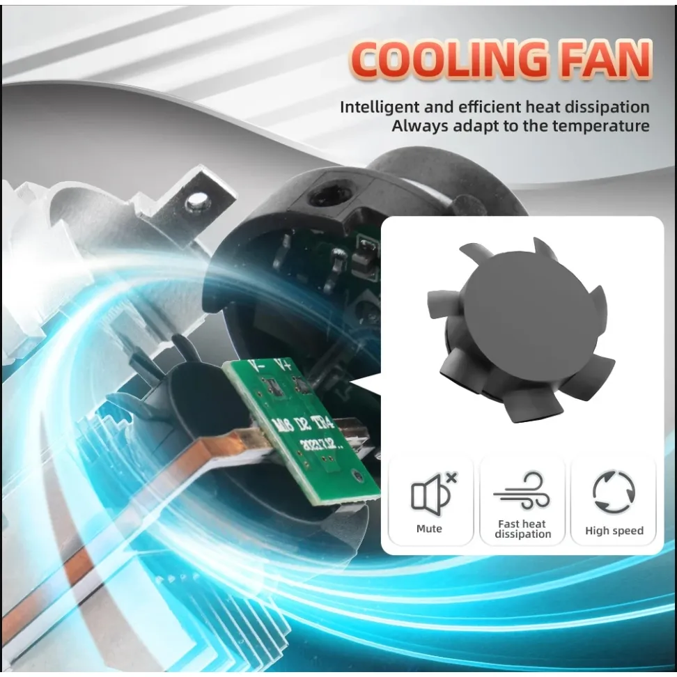 D2 LED Headlight Bulb Dimensions