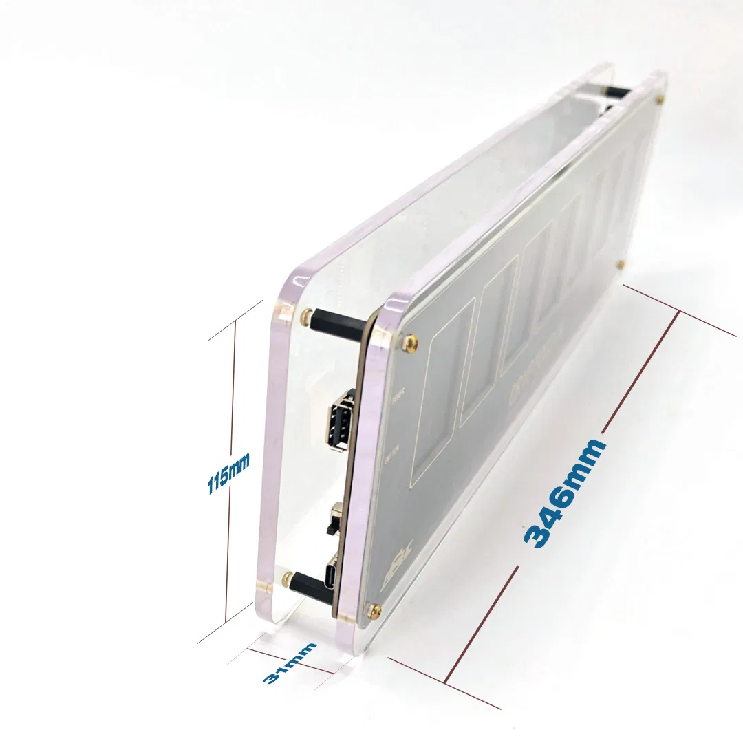 High-Visibility Digital Clock Unit for Industrial Panels &amp; OEM Devices with China-Factory Direct 7X2.4'' LCD &amp; 24/7 Reliability Stm32