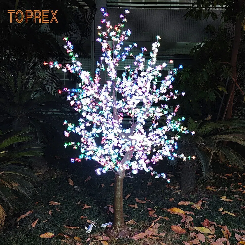 Multi-Color RGB LED Cherry Tree with Color Changing for Party Wedding Decoration