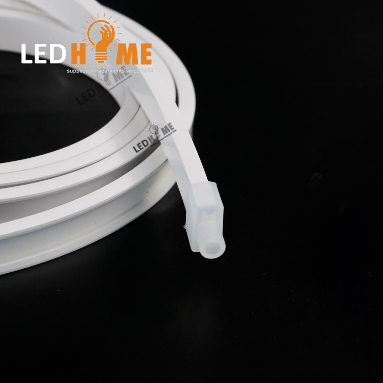 Side View LED Silicone Neon Flex Rope with Curved Top Food-Grade LED Neon Light