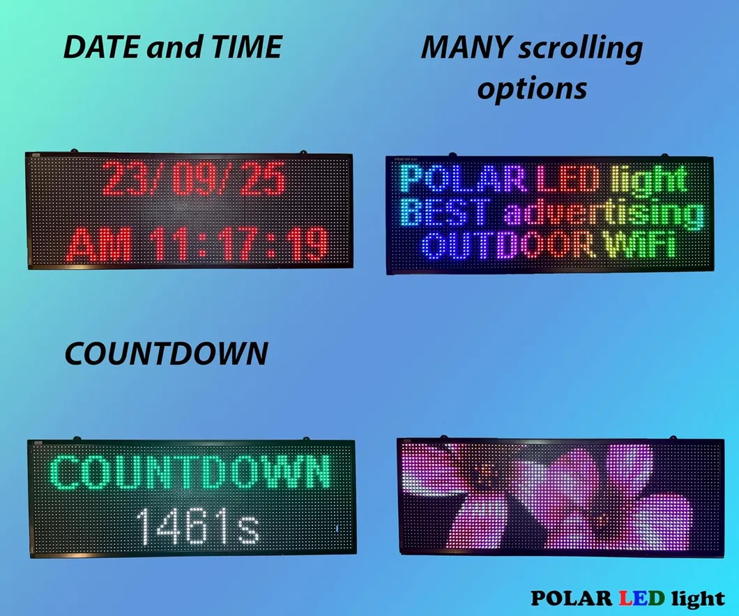 P10 Resolution RGB Signage