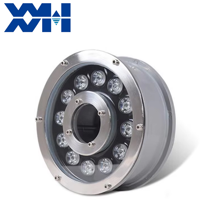 IP68 Casting Aluminum 48mm Inner Hole RGB LED Underwater Fountain Nozzle Light