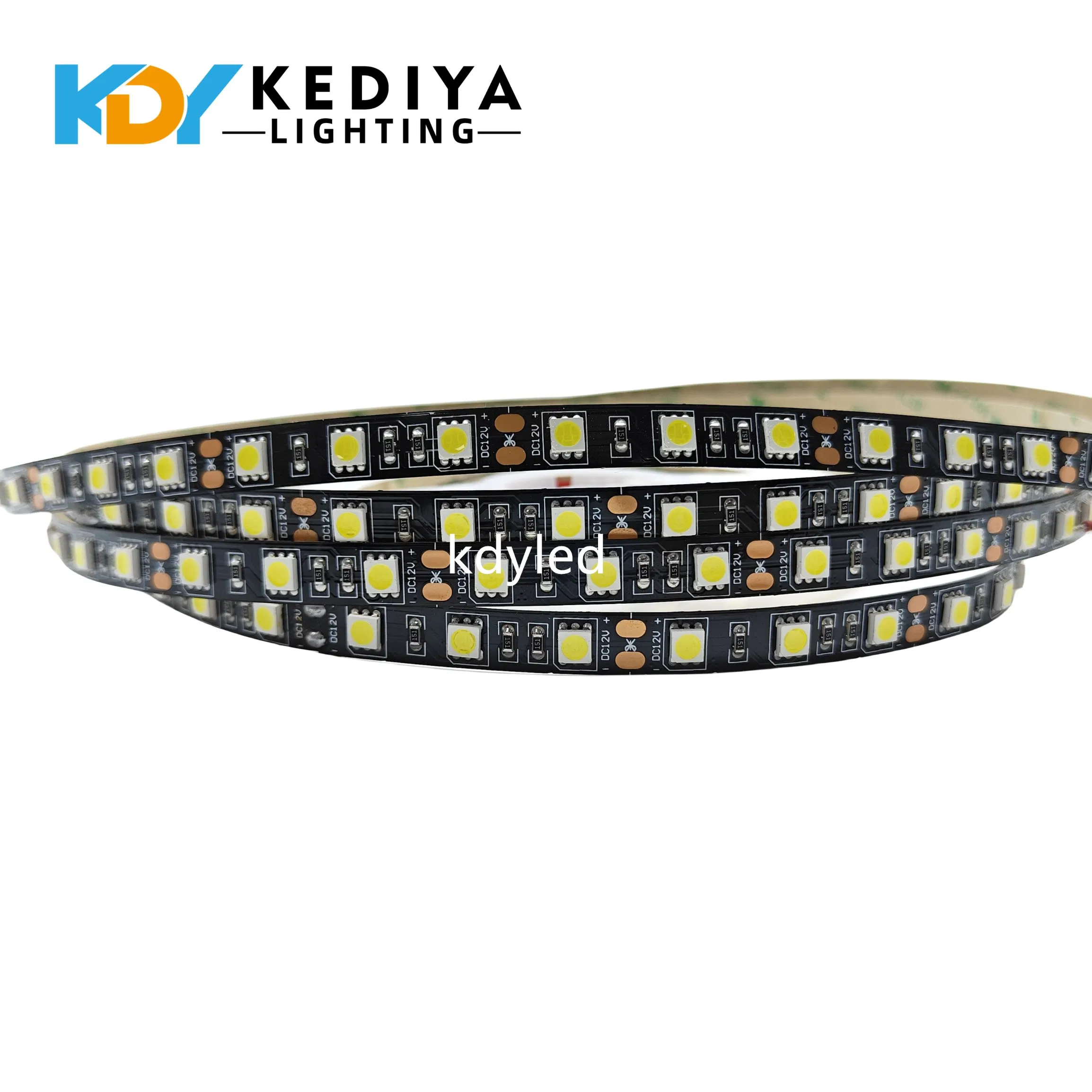 Black PCB UV LED Strip 12V SMD5050 LED Strip Light 5m 395-405nm Ultraviolet Ray LED Tape Ribbon Lamp