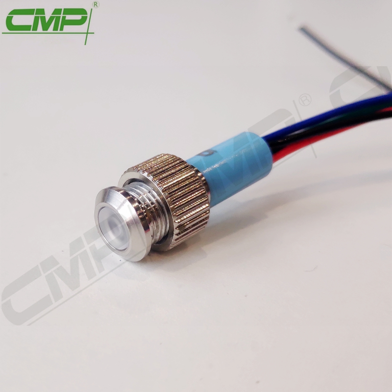 Metal 8mm Indicator Light Bi-Color Tri-Color LED