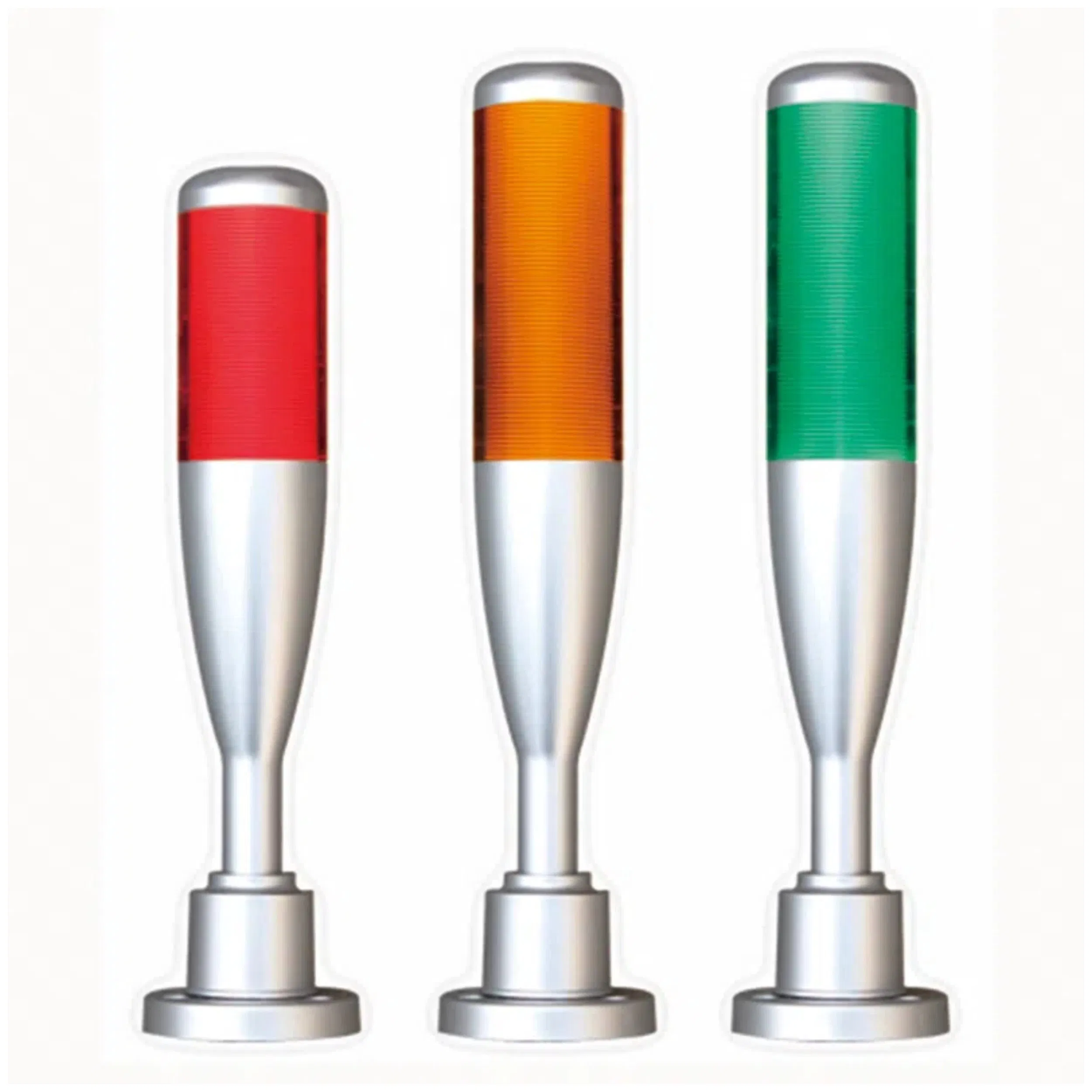 Bright LED Warning Signal for CNC Machining Equipment