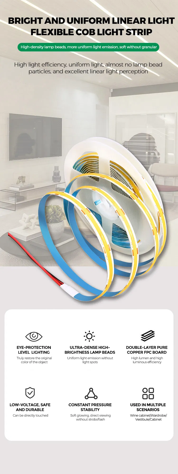 COB LED Strip Performance