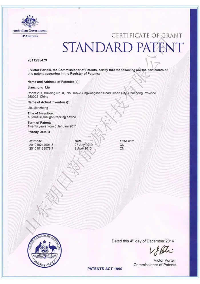 TUV/CE Certificate