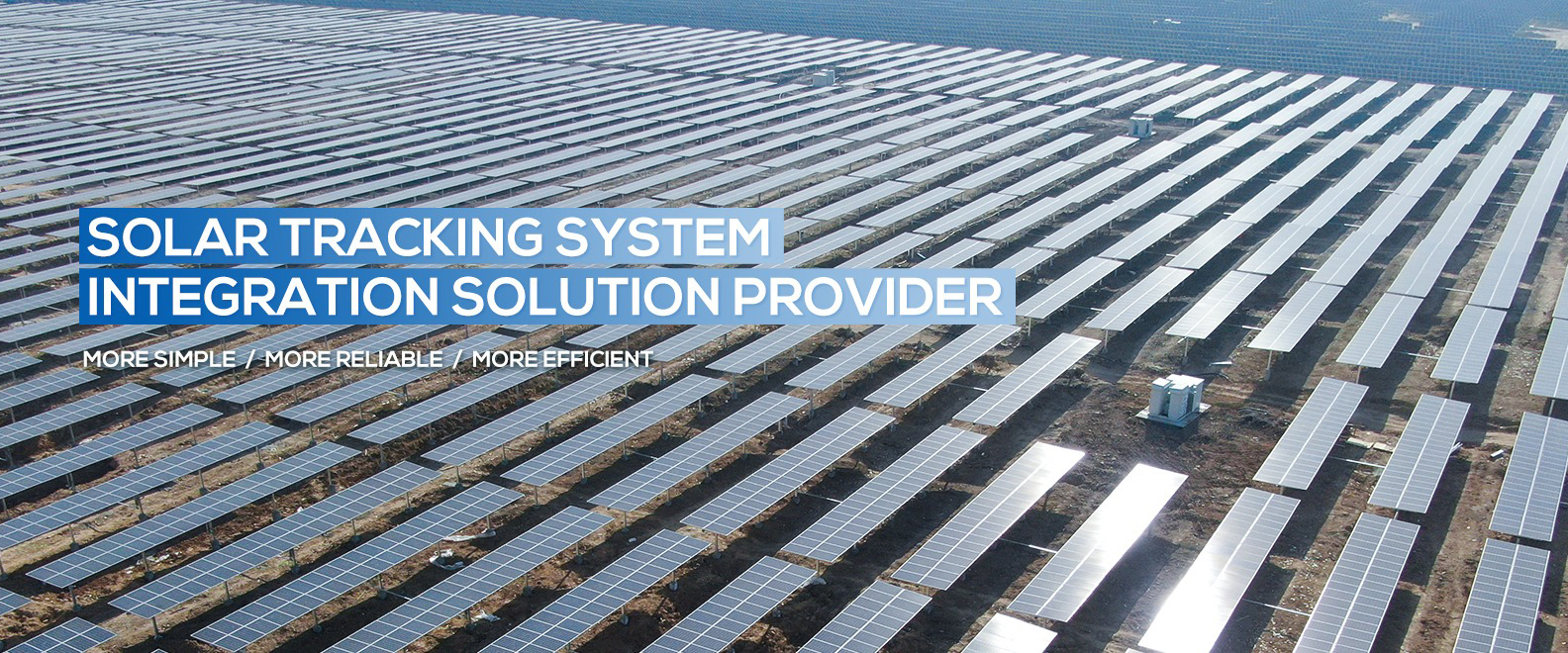 Zhaori Flat Single Axis Solar Tracking System Field