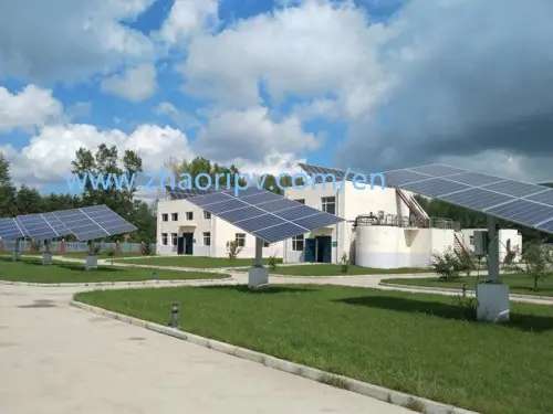 Semi-auto Dual Axis Solar Tracker