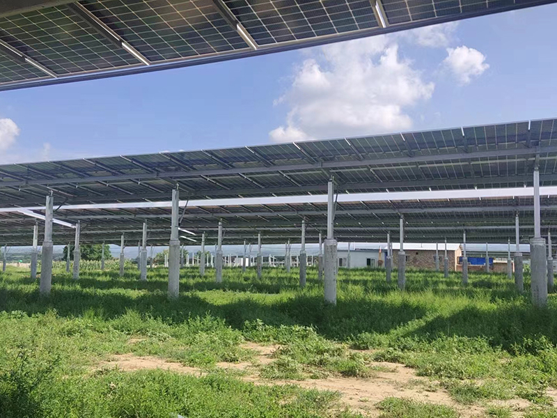 110MW large-scale solar tracker project in Shanxi province