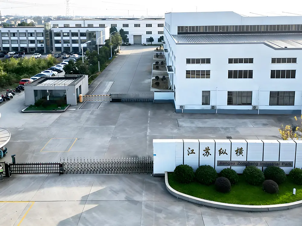 Jiangsu Zongheng factory aerial view and production facility in Yixing City