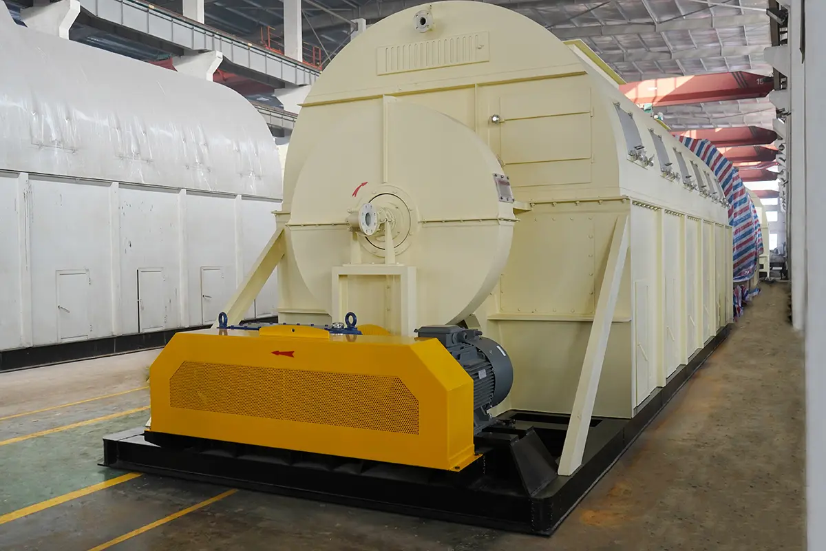 Tube bundle dryer for corn starch and grain processing industry