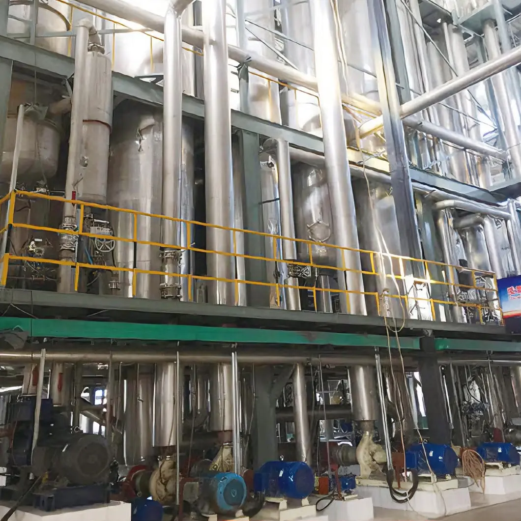 Forced Circulation Evaporation Plant for high-viscosity and crystallizing liquids