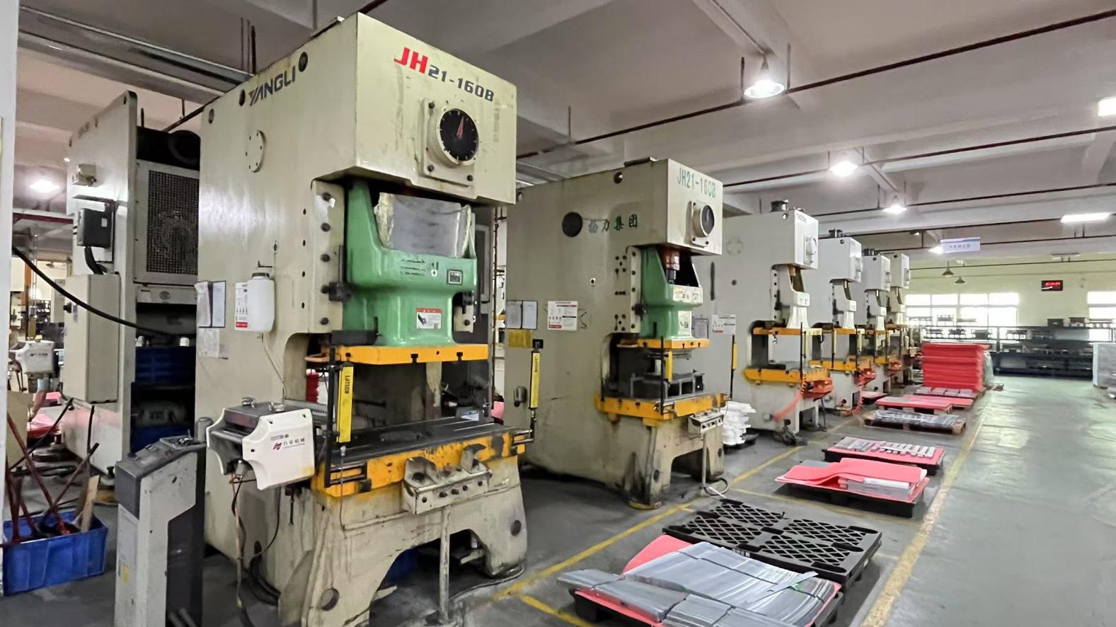 High-precision stamping machine for server component fabrication