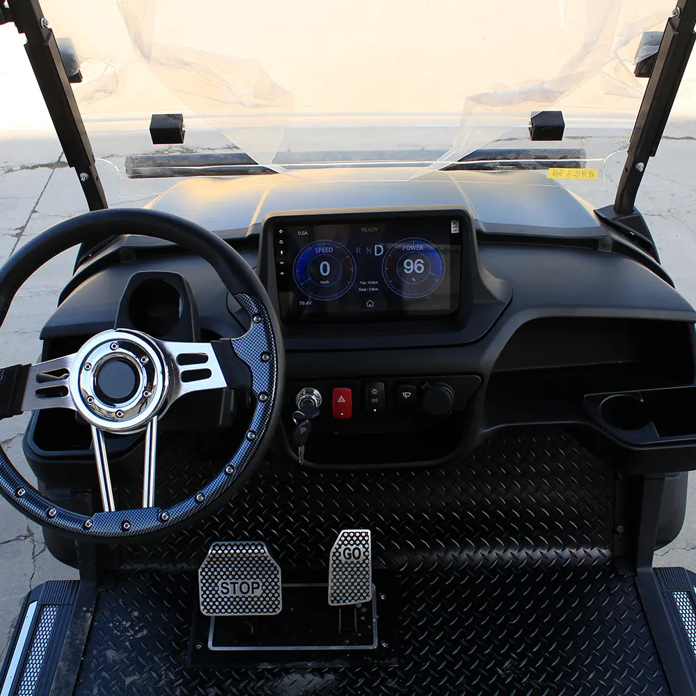 China Suppliers Factory Customizable Electric Golf Carts for Adults - 2/4/6/8 Seater Battery-Powered Trundlers