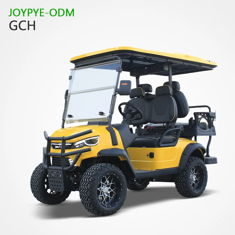 China Suppliers Factory Customizable Electric Golf Carts for Adults - 2/4/6/8 Seater Battery-Powered Trundlers