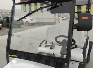 Tempered Glass Windshield with Wipers