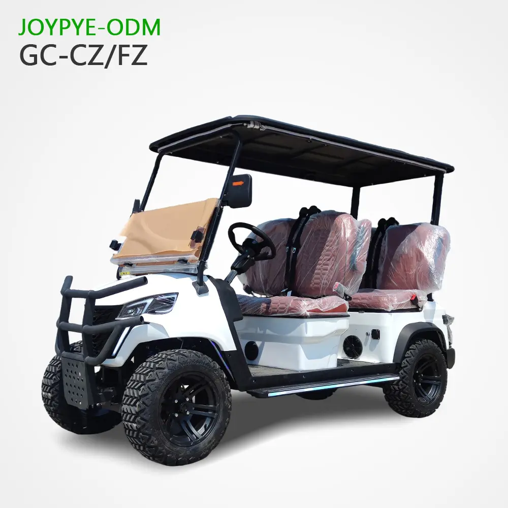 China Suppliers Factory Customizable Electric Golf Carts 2-8 Seater Battery-Powered Golf Buggy for Adults