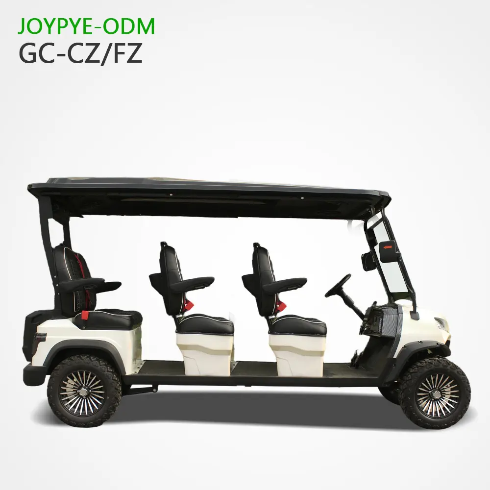 China Suppliers Factory Customizable Electric Golf Carts 2-8 Seater Battery-Powered Golf Buggy for Adults