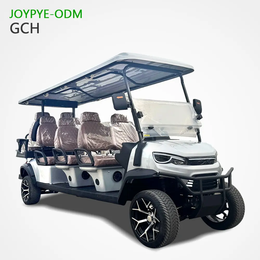 China Suppliers Factory Customizable Electric Golf Carts for Adults - 2/4/6/8 Seater Battery-Powered Trundlers