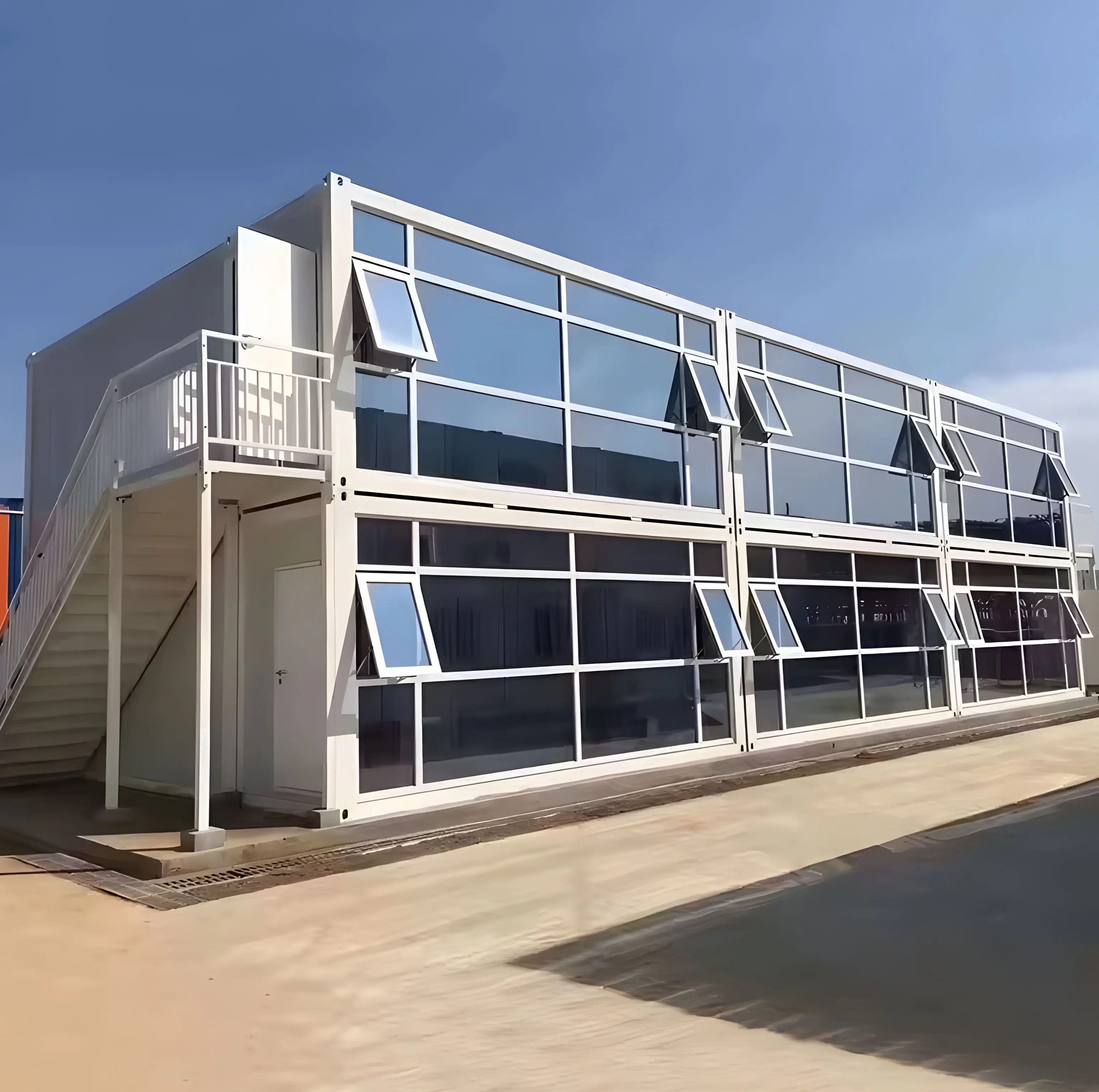 Foldable Container Houses: Temporary, Resettlement, Warehouse