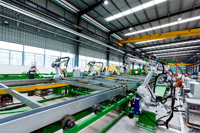 Zhonghui container house factory exterior and logistics yard