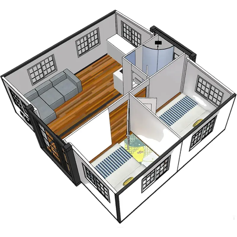 Wholesale 3-In-1 Expandable Container House for Multi-Functional Use Quotes, Pricelist