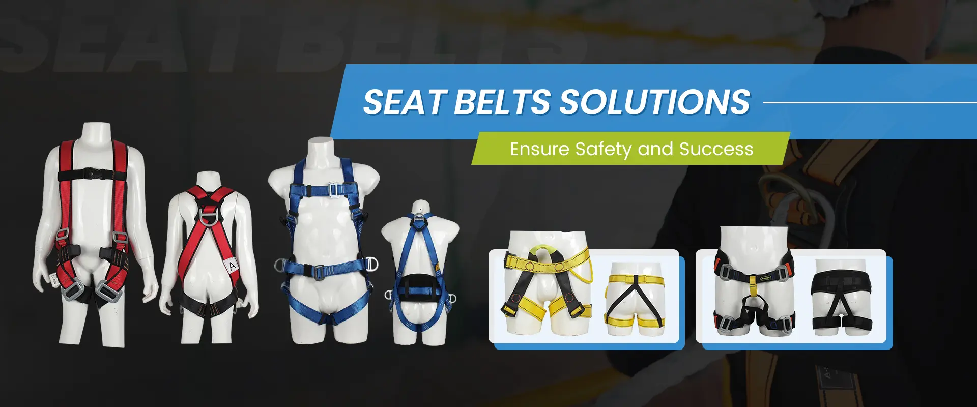 Industrial webbing slings for heavy load lifting