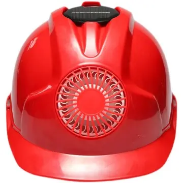 Safety helmet with built-in fan for energy, mining and agriculture