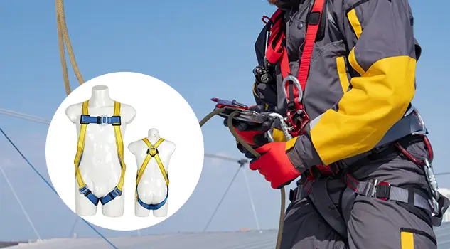 Full body safety harness for work at height
